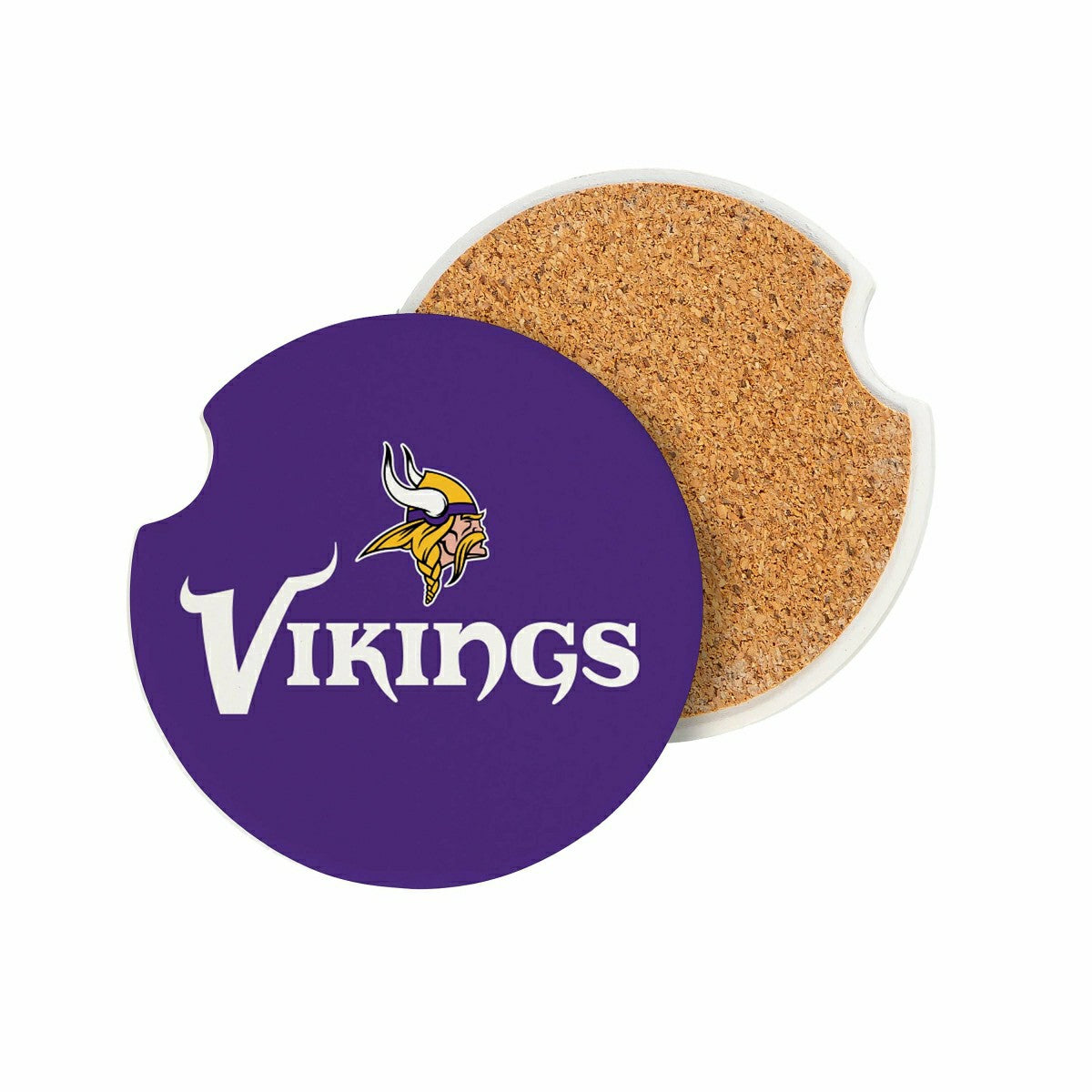 Minnesota Vikings Car Coaster Set, 2pc - NFL