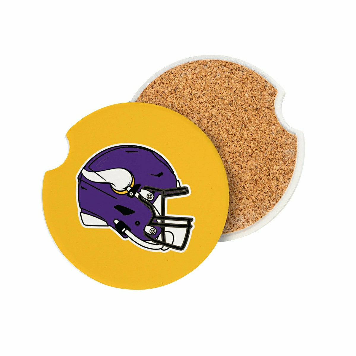 Minnesota Vikings Car Coaster Set, 2pc - NFL