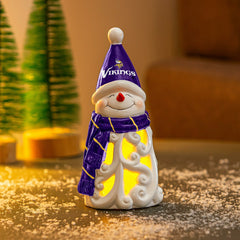 Minnesota Vikings Snowman LED Statuary, 8" - NFL Home