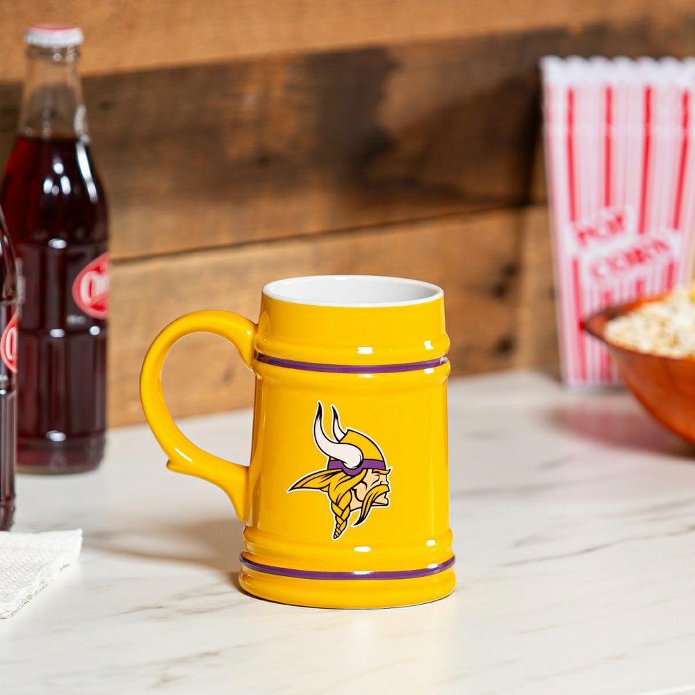 Minnesota Vikings Ceramic Stein Cup, 24oz - NFL Home