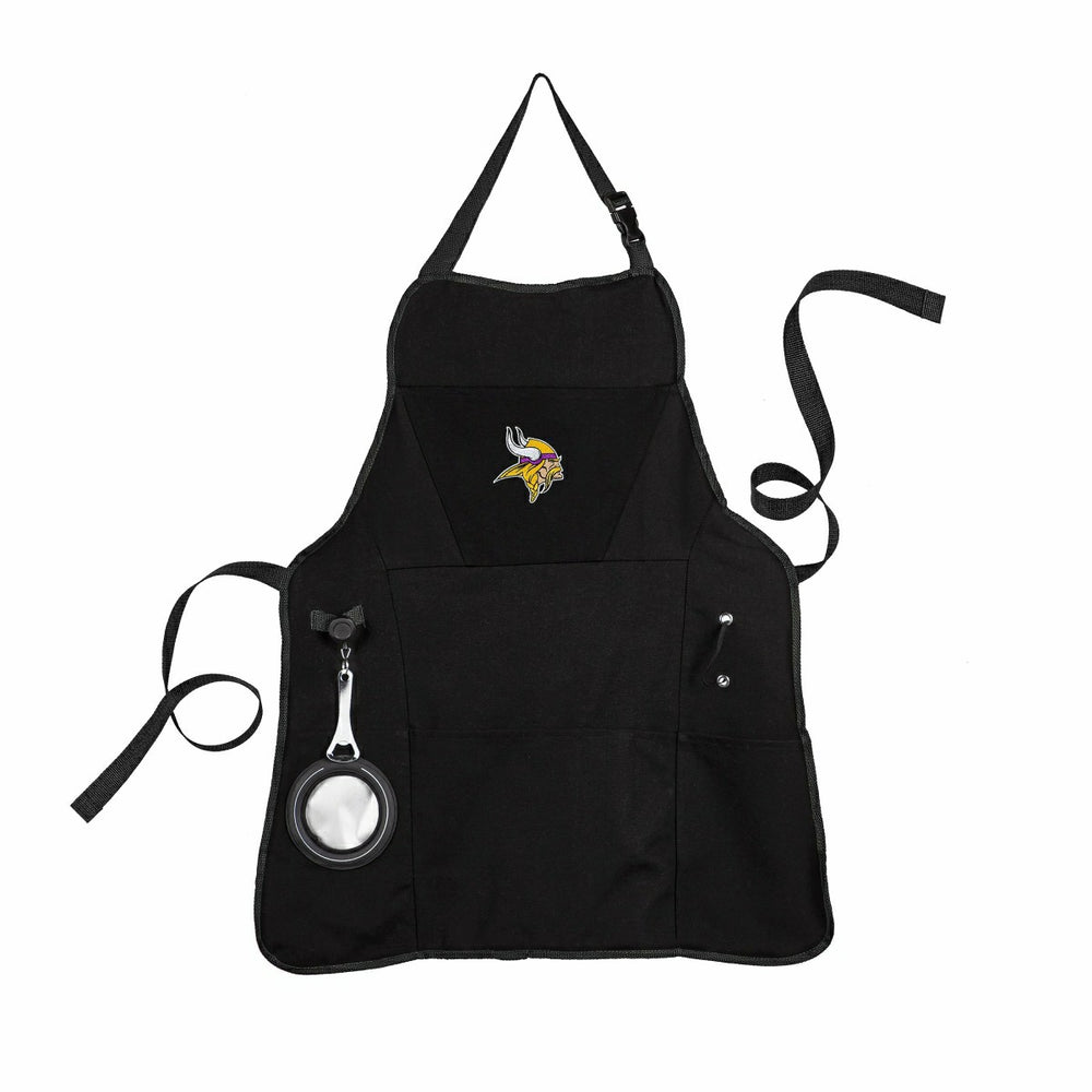 Grill Apron, Black, Minnesota Vikings - NFL Home