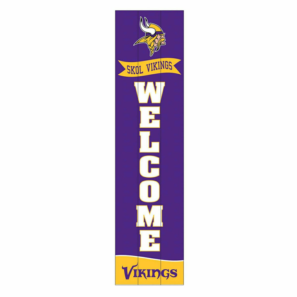 Minnesota Vikings Large Single Sided Leaner, 46" - NFL Home
