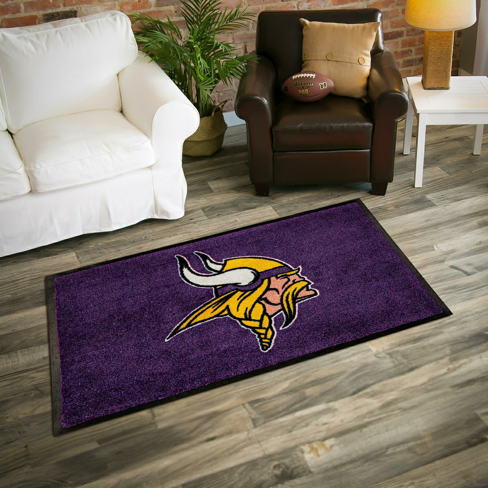 3'x5' Large USA Indoor Outdoor Entryway Mat, Minnesota Vikings - NFL