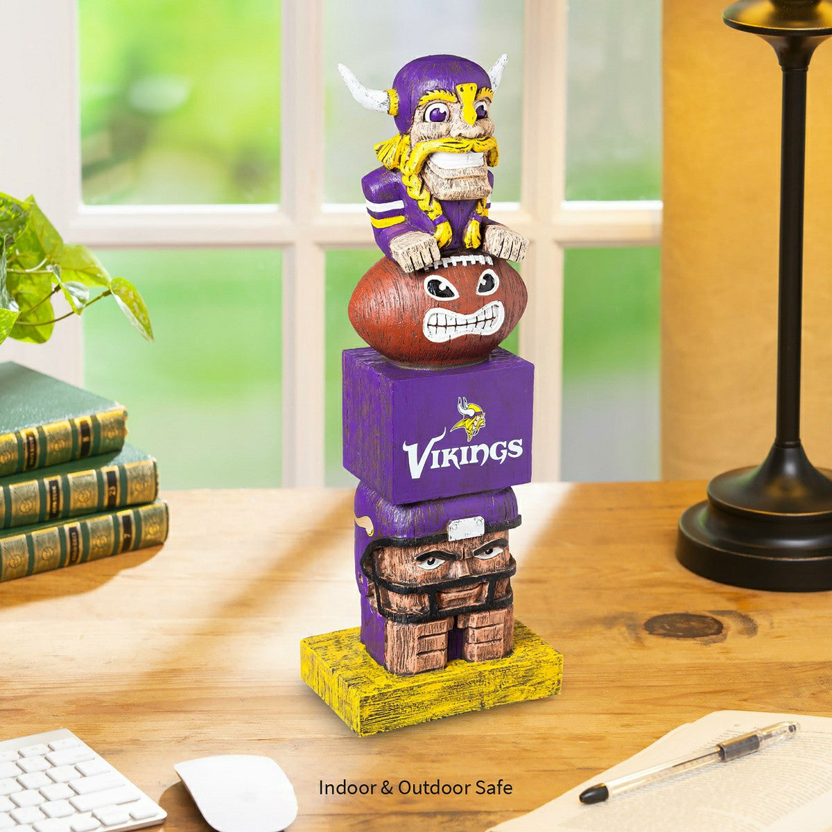 Minnesota Vikings Tiki Team Totem Garden Statue - NFL Home
