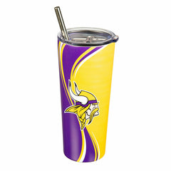 Stainless Steel Tumbler, 20oz, Minnesota Vikings - NFL Home
