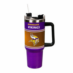 40oz Stainless Steel Canyon Cup w/ Straw, Minnesota Vikings - NFL Home