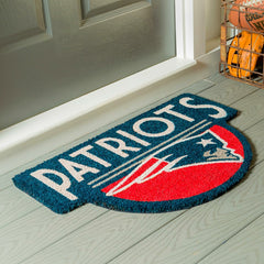 NFL Shaped Coir Door Mat, Patriots - NFL