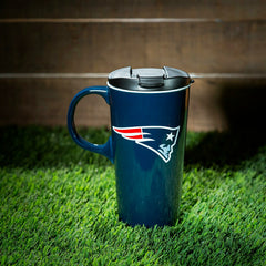 New England Patriots, 17oz Boxed Travel Latte - NFL Home