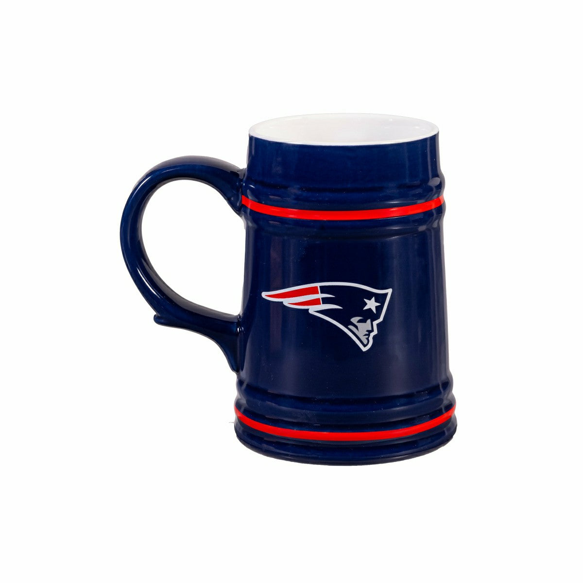 New England Patriots Ceramic Stein Cup, 24oz - NFL Home
