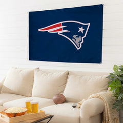 New England Patriots Single Sided Flag w/ 2 Grommets, 3'x5' - NFL Home