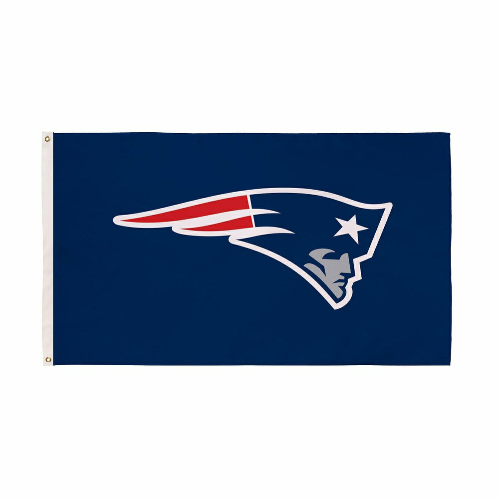 New England Patriots Single Sided Flag w/ 2 Grommets, 3'x5' - NFL Home