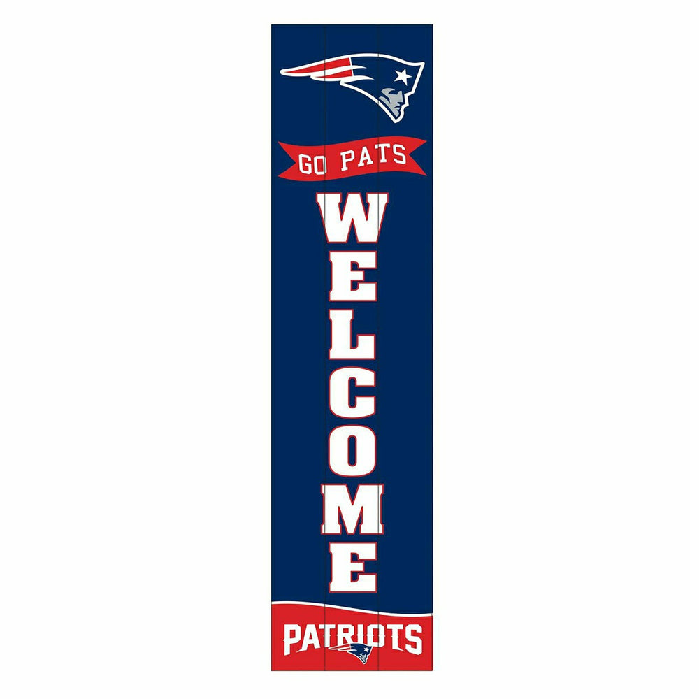 New England Patriots Large Single Sided Leaner, 46" - NFL Home