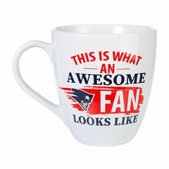 New England Patriots, Ceramic Cup O'Java 17oz Gift Set - NFL Home