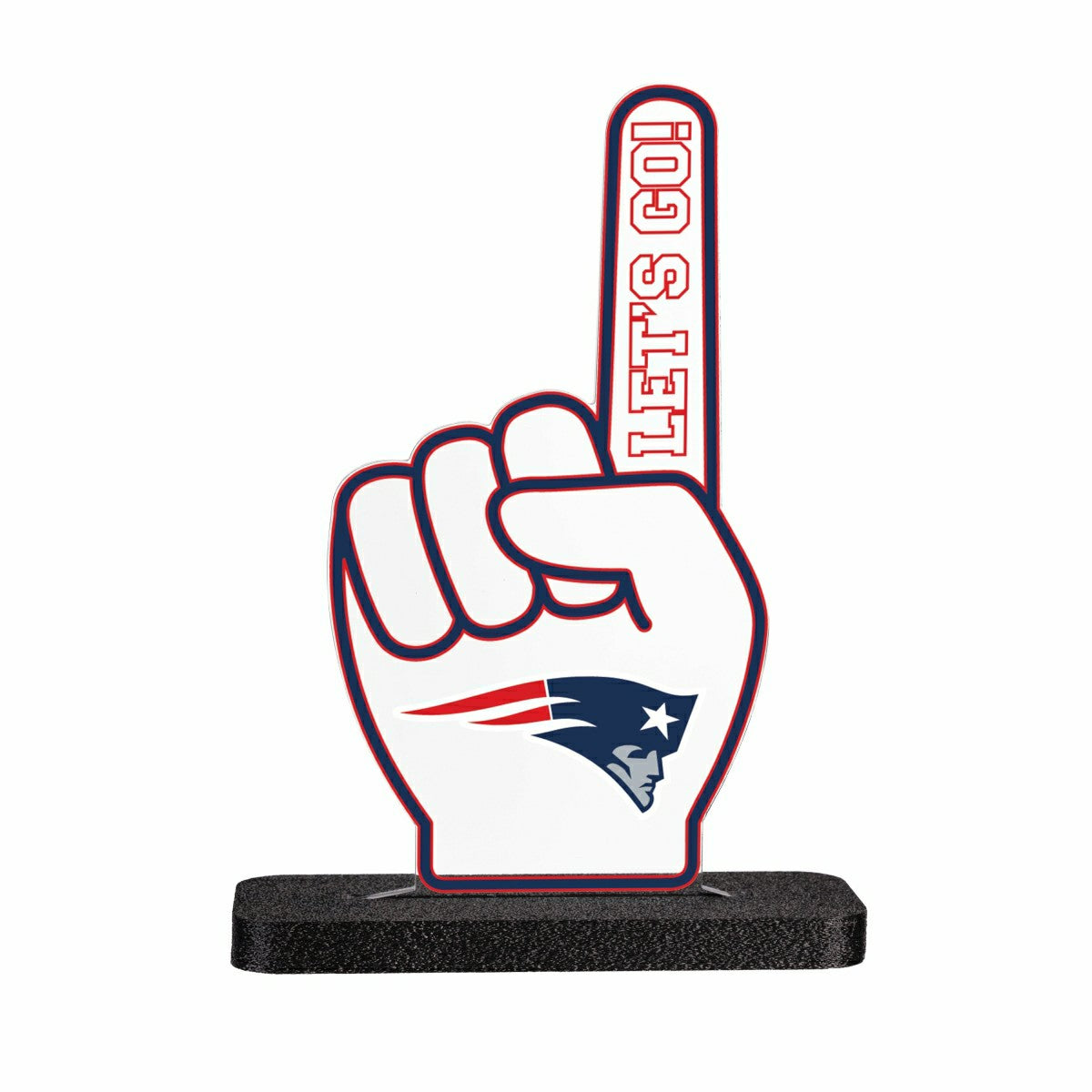New England Patriots NFL Football Foam Finger Desklite LED Decor - NFL Home