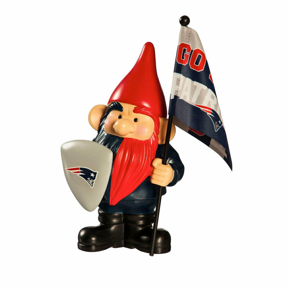 New England Patriots, Flag Holder Gnome - NFL Home