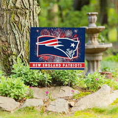 New England Patriots Yard Sign, Patriotic - NFL Home