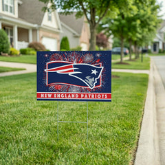New England Patriots Yard Sign, Patriotic - NFL Home