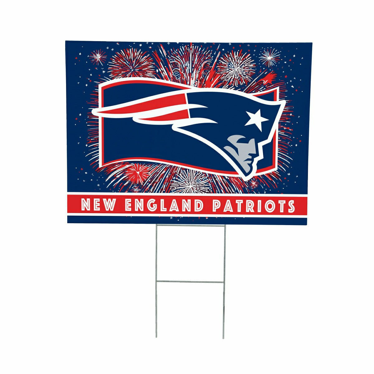 New England Patriots Yard Sign, Patriotic - NFL Home