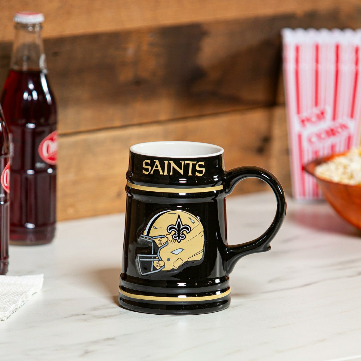 New Orleans Saints Ceramic Stein Cup, 24oz - NFL Home