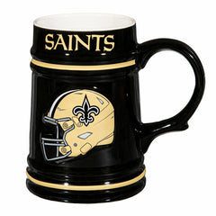 New Orleans Saints Ceramic Stein Cup, 24oz - NFL Home