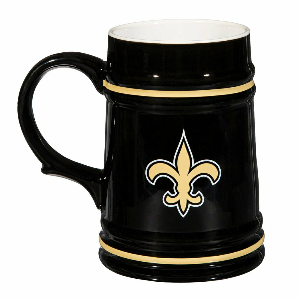 New Orleans Saints Ceramic Stein Cup, 24oz - NFL Home