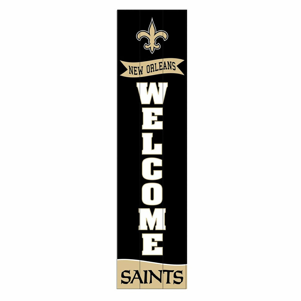 New Orleans Saints Large Single Sided Leaner, 46" - NFL Home