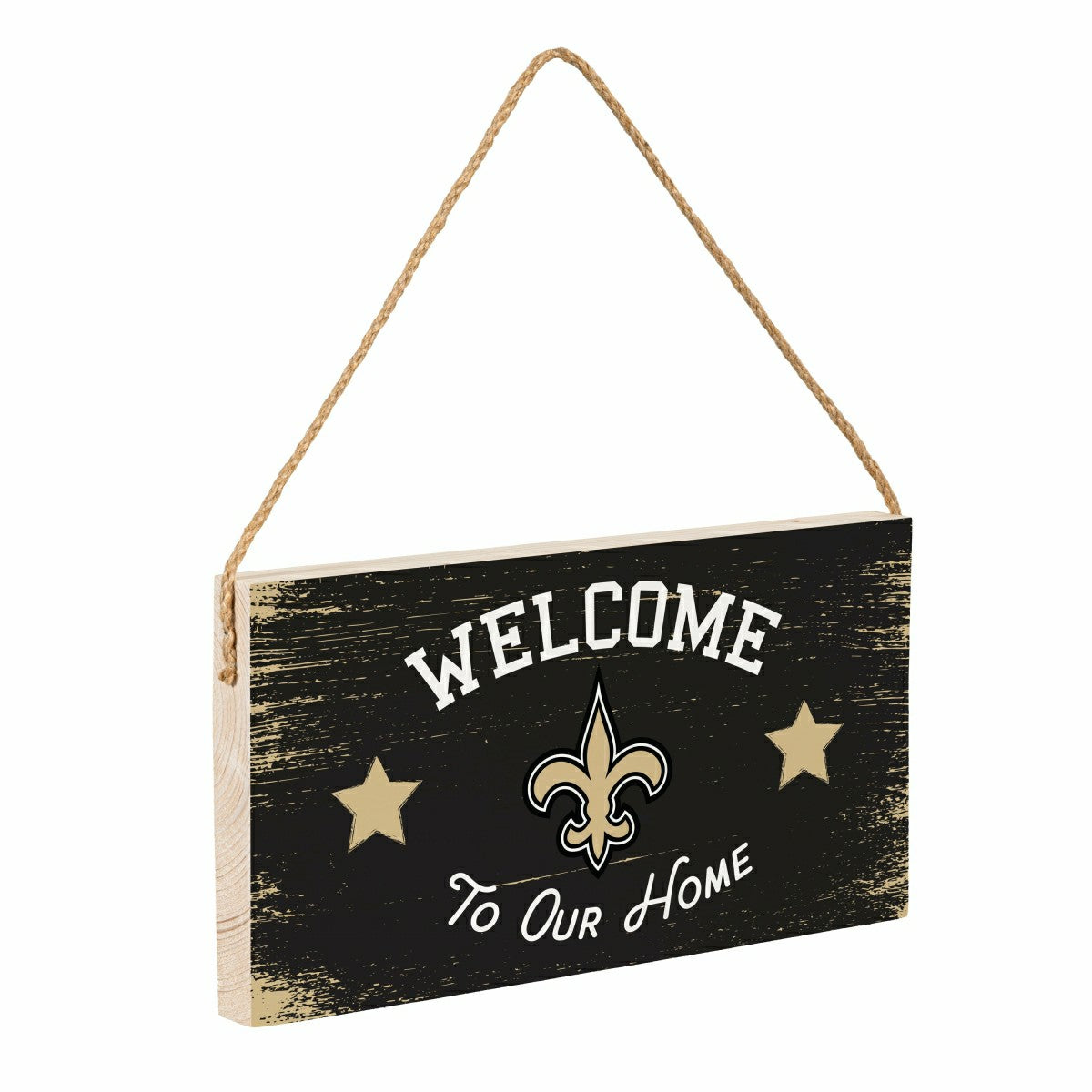 New Orleans Saints Wood Wall Sign, 6x11 - NFL Home