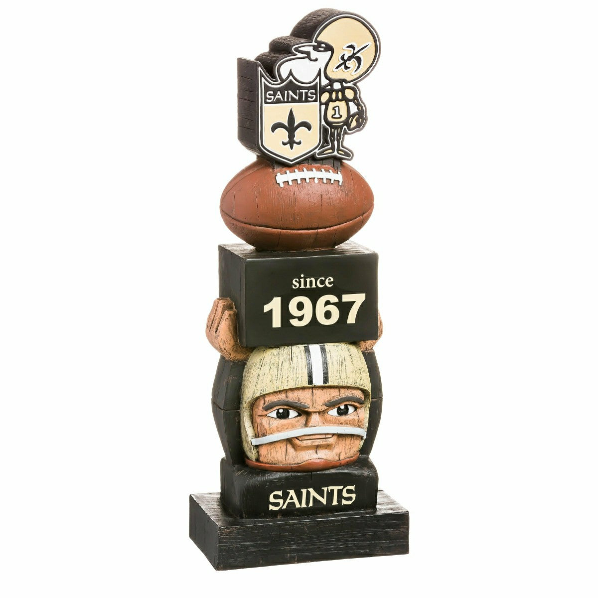 Vintage Football Garden Statue, New Orleans Saints - NFL Home