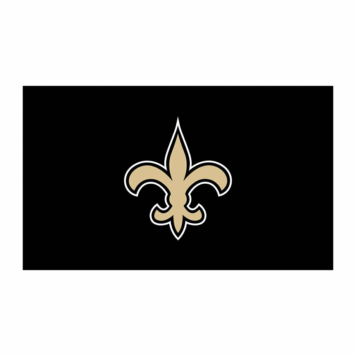Full Color PVC Mat, 16" x 28", New Orleans Saints - NFL