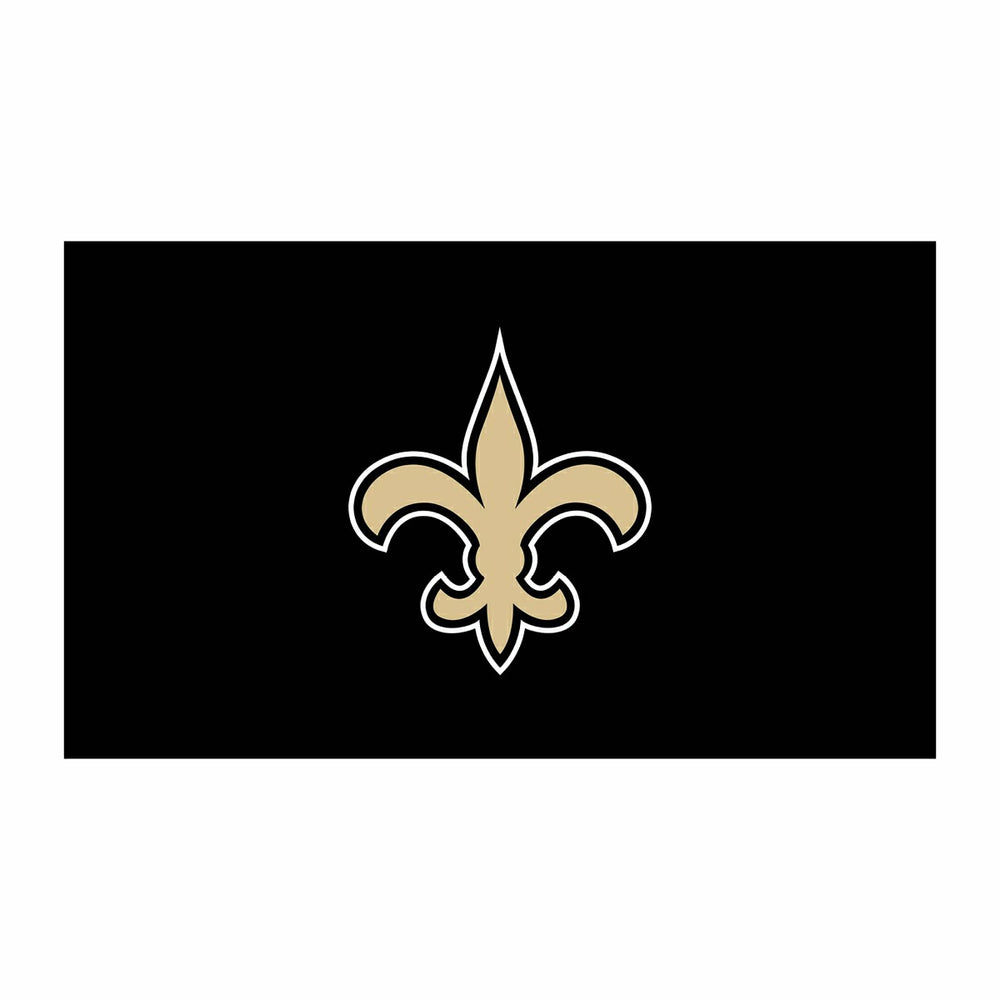 Full Color PVC Mat, 16" x 28", New Orleans Saints - NFL