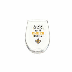 New Orleans Saints, 17oz Boxed Stemless Wine - NFL Home