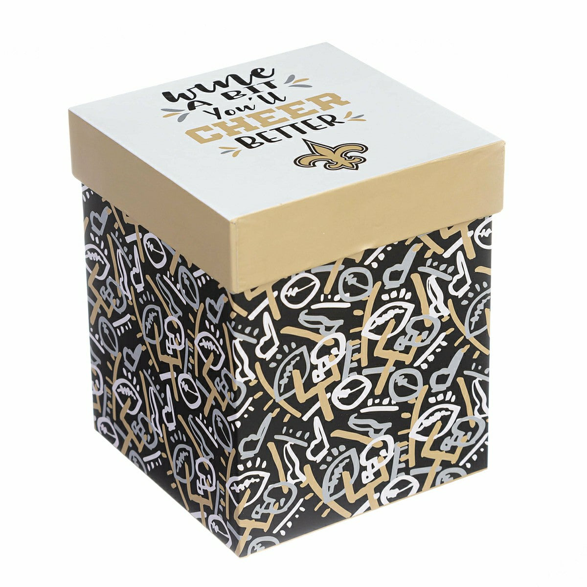 New Orleans Saints, 17oz Boxed Stemless Wine - NFL Home