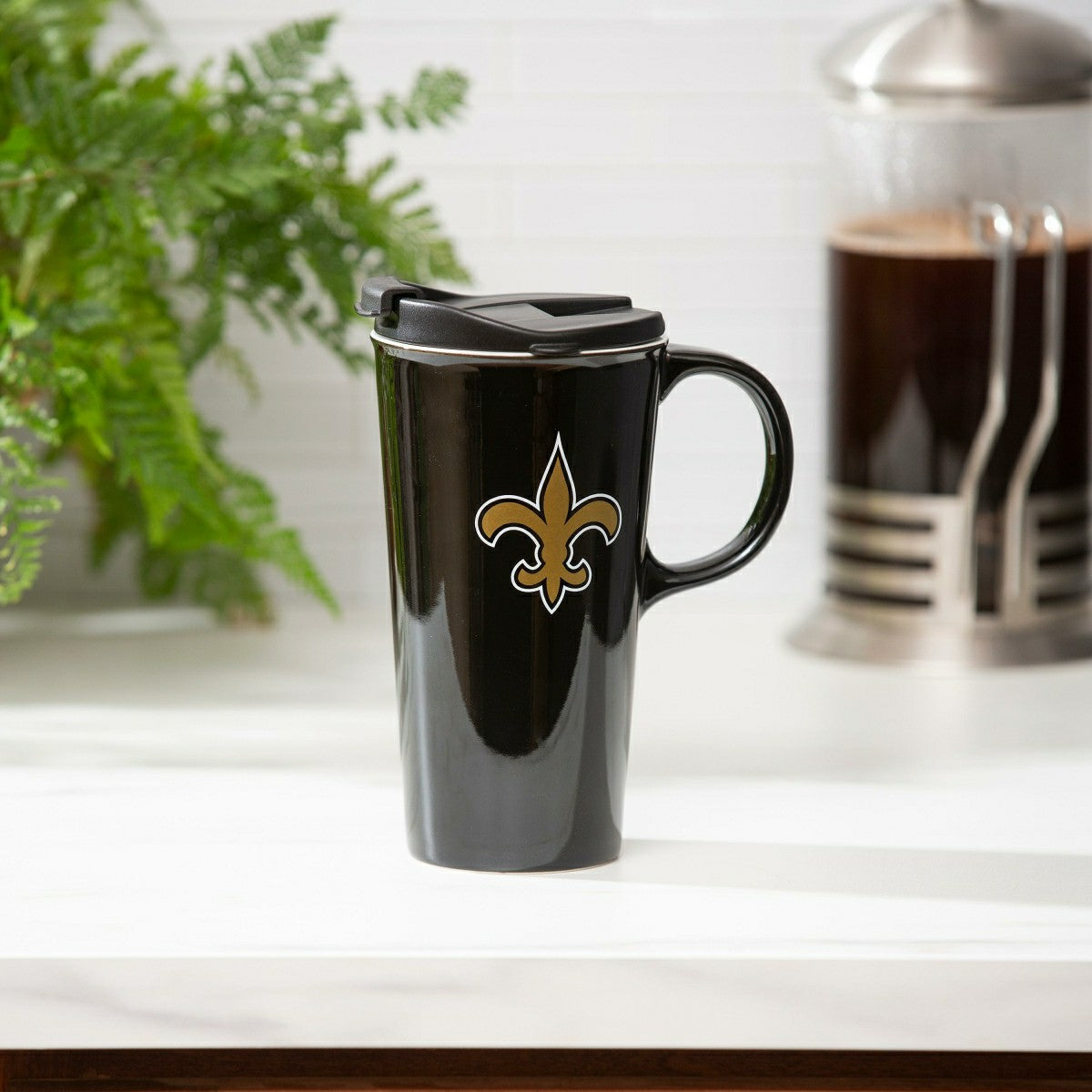 New Orleans Saints, 17oz Boxed Travel Latte - NFL Home
