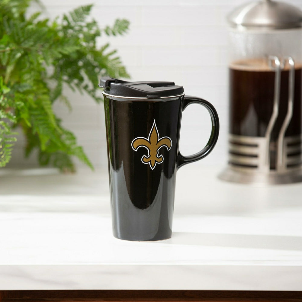 New Orleans Saints, 17oz Boxed Travel Latte - NFL Home