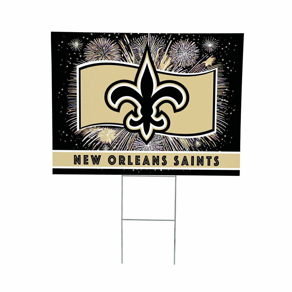 New Orleans Saints Yard Sign, Patriotic - NFL Home