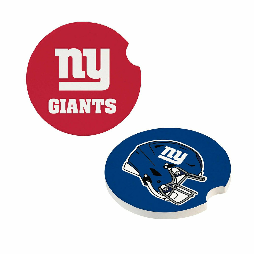 New York Giants Car Coaster Set, 2pc - NFL