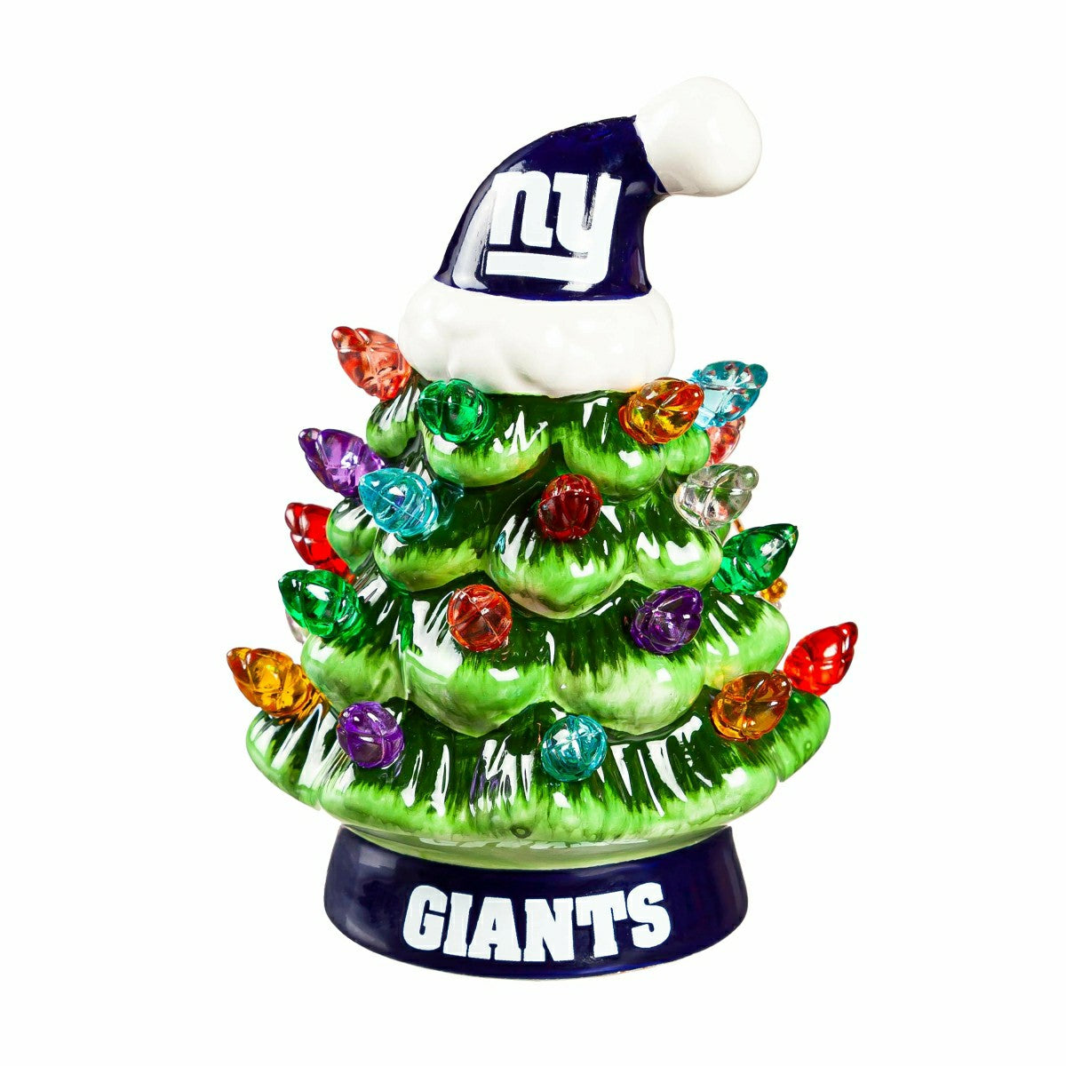 4" Mini LED Tabletop Christmas Tree, Set of 2, New York Giants - NFL Home
