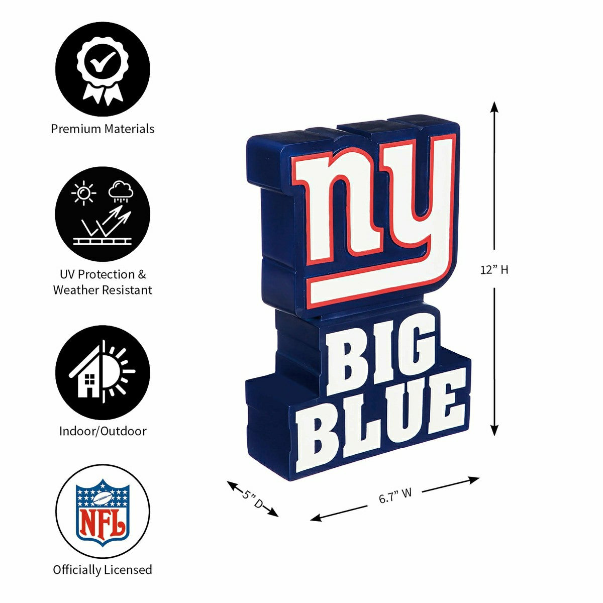New York Giants Mascot Statue   MyEvergreen - NFL Home