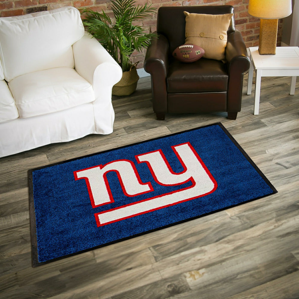3'x5' Large USA Indoor Outdoor Outdoor Entryway Mat, New York Giants - NFL