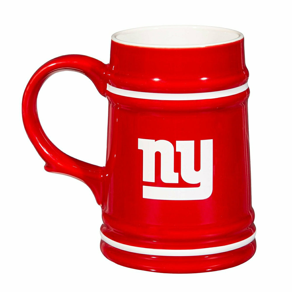 New York Giants Ceramic Stein Cup, 24oz - NFL Home