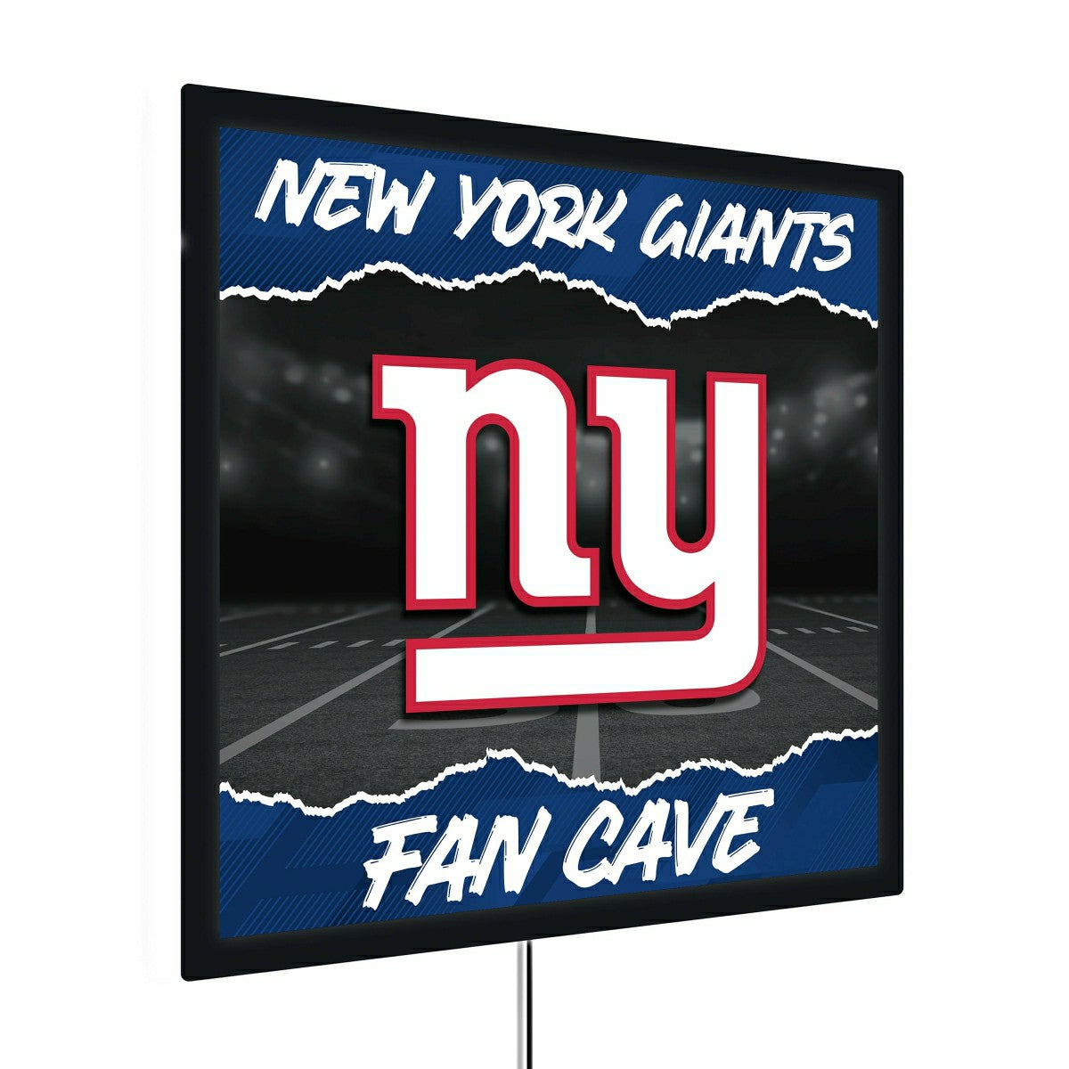 New York Giants 23"H x 23"L LED Wall Decor, Edgelite, Square - NFL Home