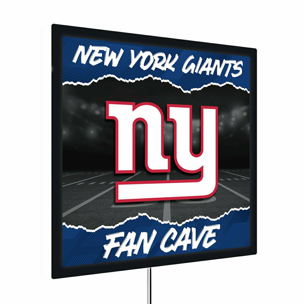 New York Giants 23"H x 23"L LED Wall Decor, Edgelite, Square - NFL Home