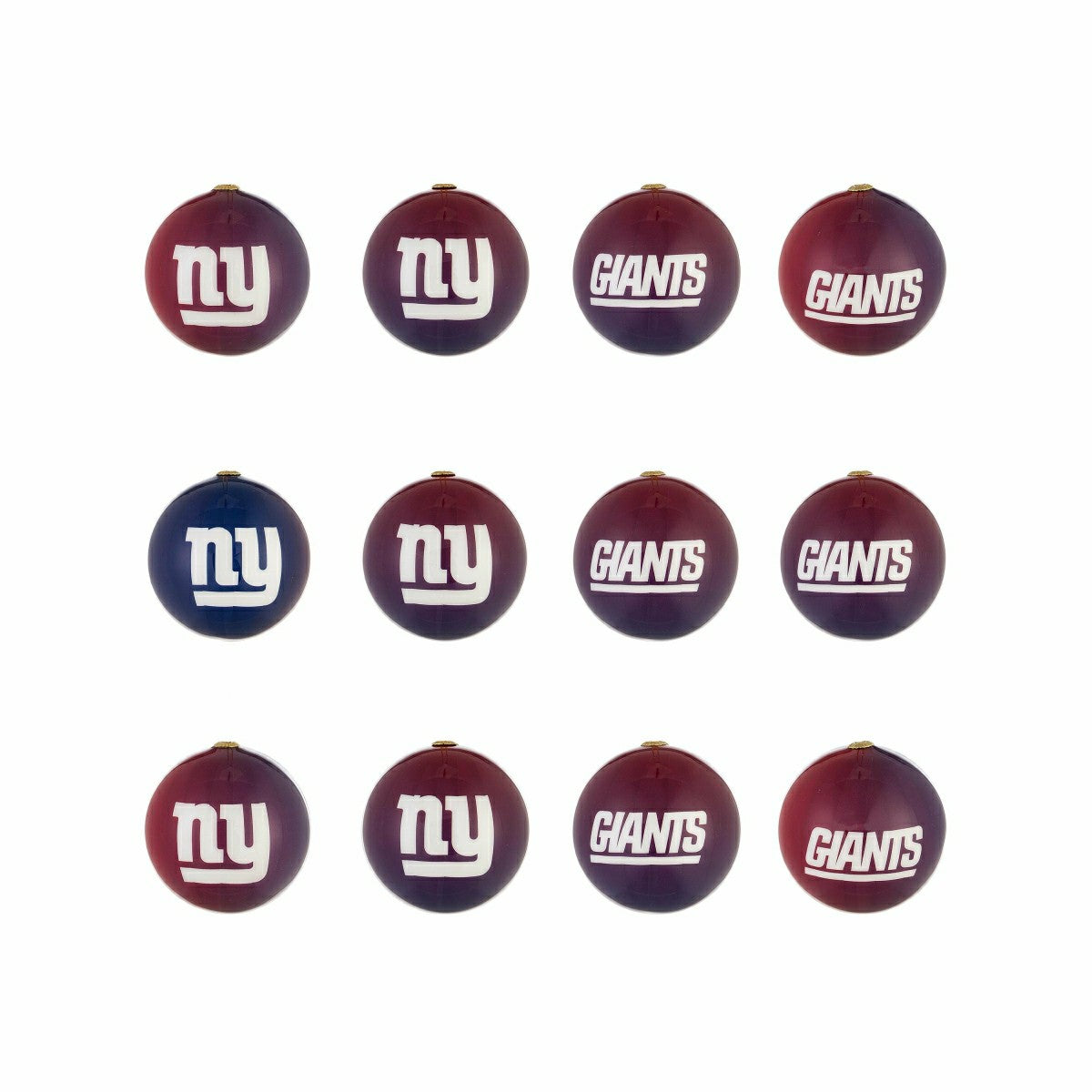 12pc Ornament Set, New York Giants - NFL Home