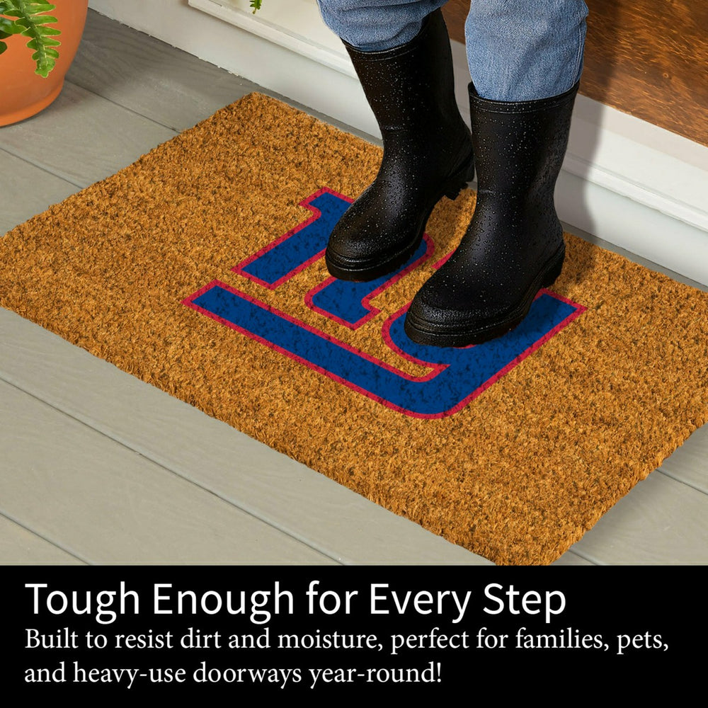 Coir Mat, 16"x28", New York Giants - NFL