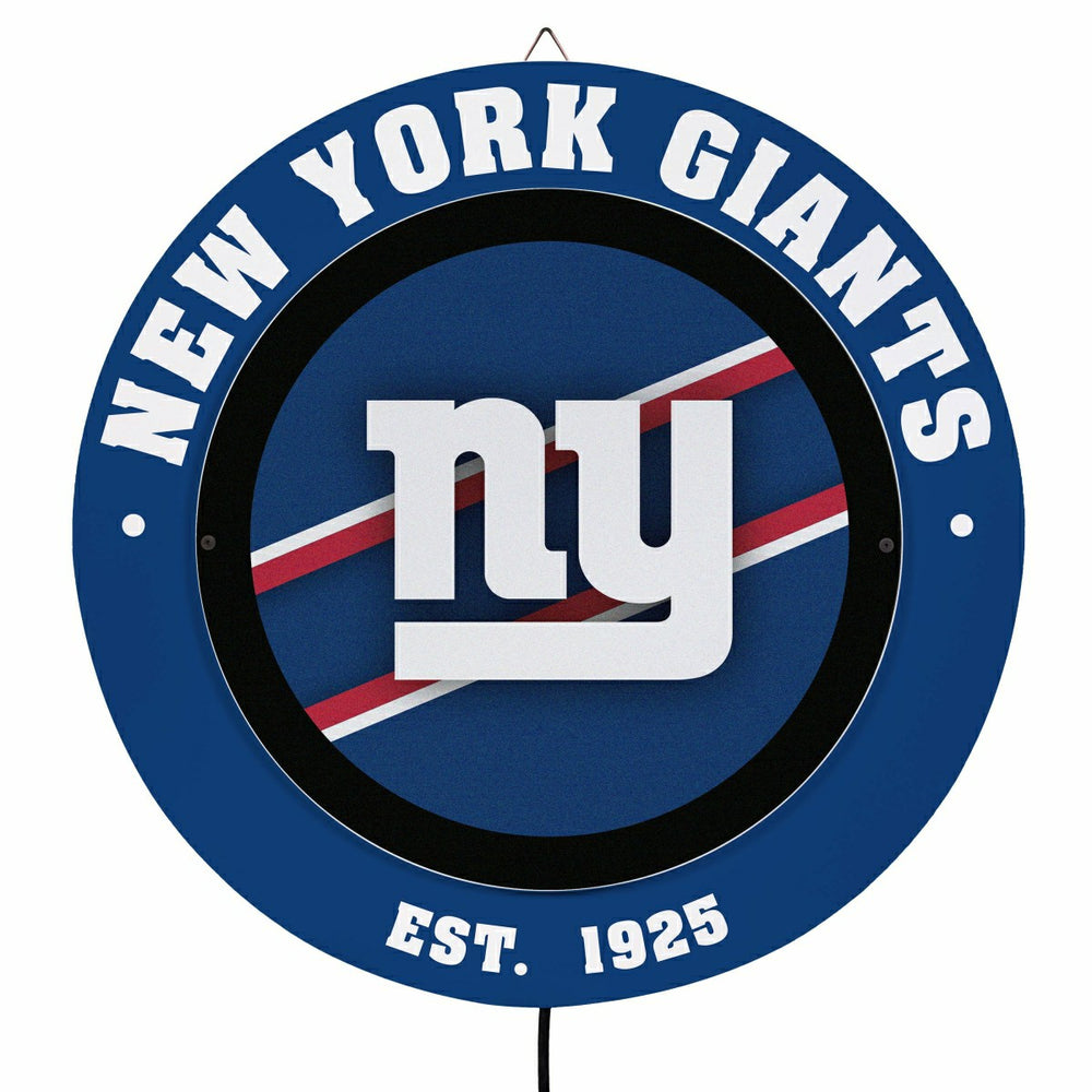 New York Giants, Metal Lite, Round - NFL