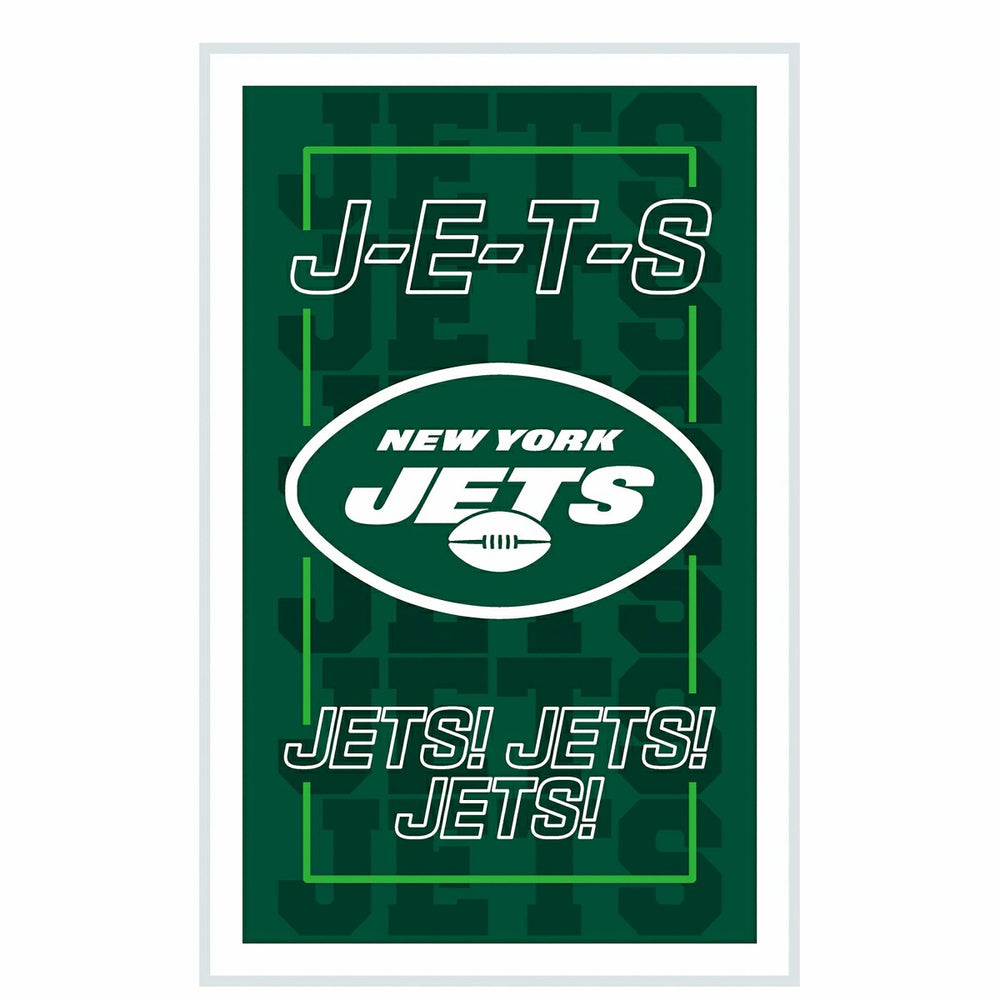 New York Jets NFL Football Rectangle Neolite LED Decor - NFL Home