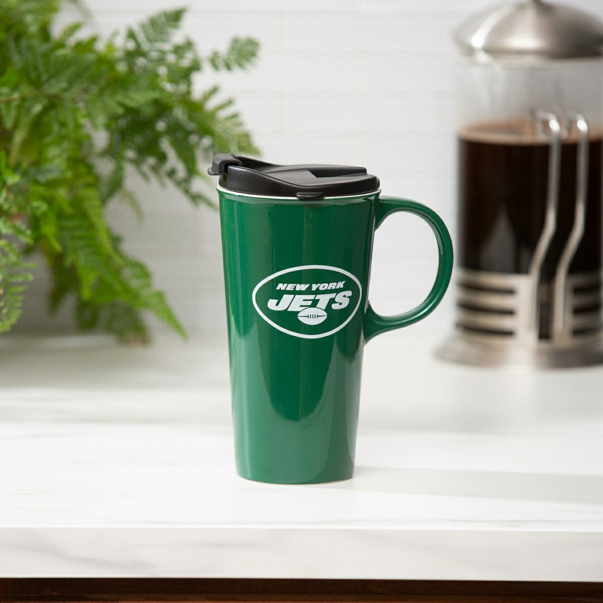 New York Jets, 17oz Boxed Travel Latte - NFL Home