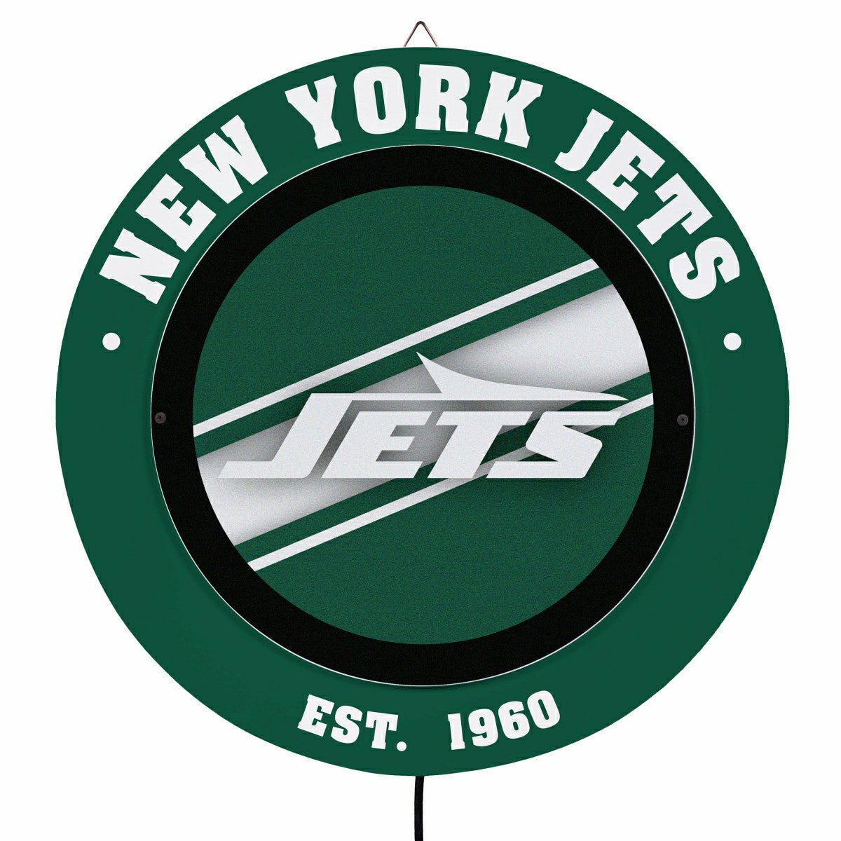 New York Jets, Metal Lite, Round - NFL