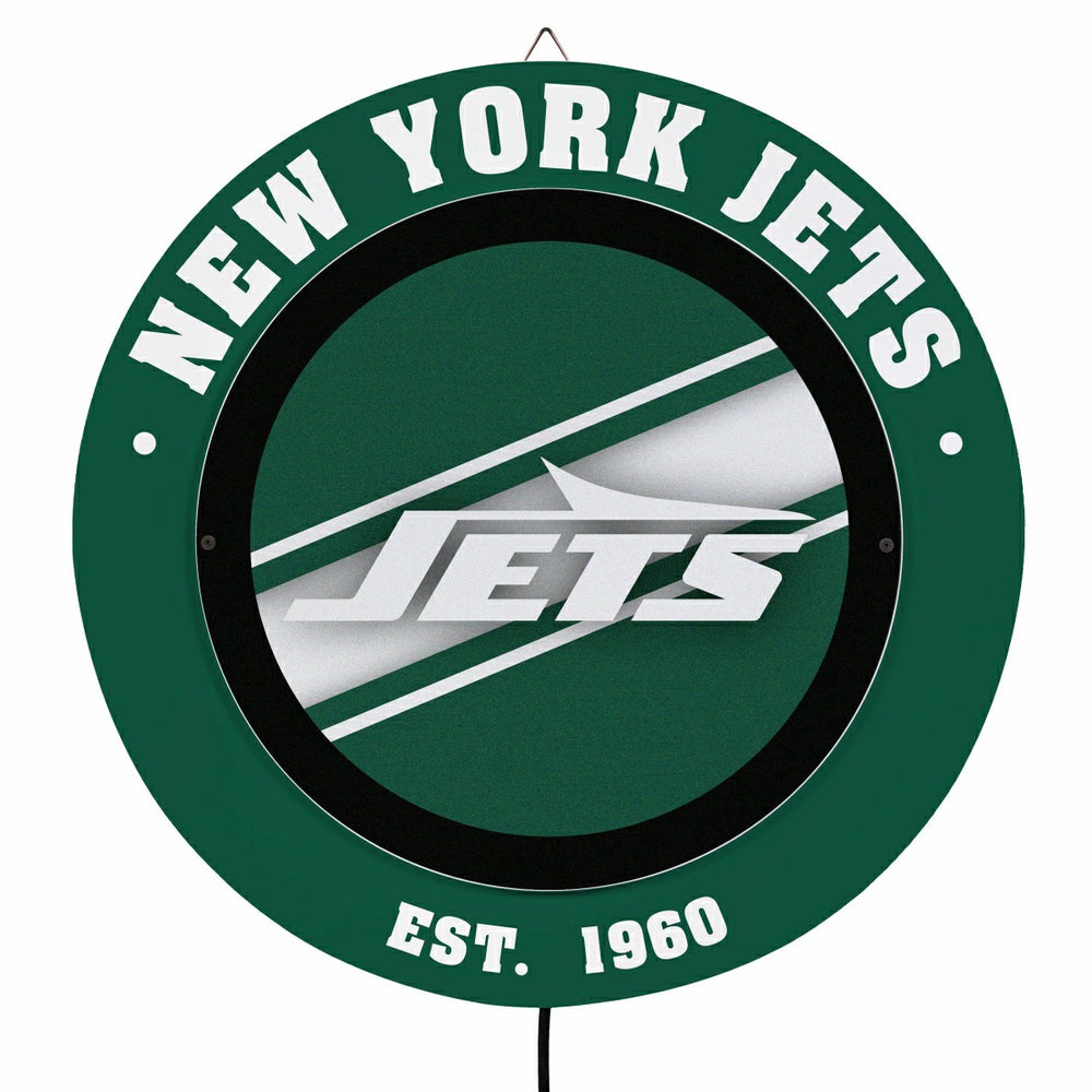 New York Jets, Metal Lite, Round - NFL
