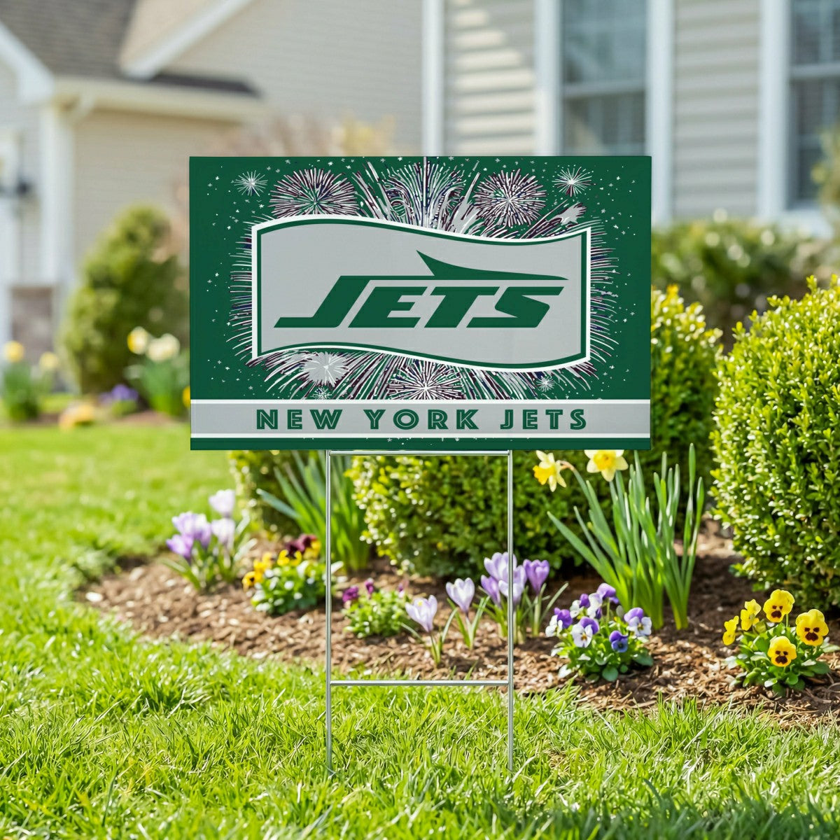 New York Jets Yard Sign, Patriotic - NFL Home